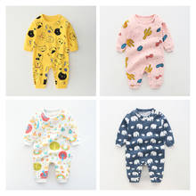 2022 New Arrival 100% Cotton Baby Romper Long Sleeve Infant Clothing Cartoon Unisex Newborn Clothes Baby Girl Boy Jumpsuits 2024 - buy cheap