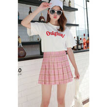 Sexy Sports  Women Pleated Mini Skirt Schoolgirl Plaid Casual  Young Style Short Dress Tennis Club Costume 2024 - buy cheap