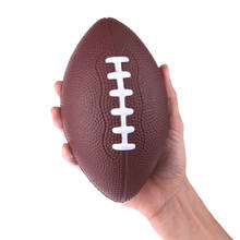Мини Мягкий Стандартный американский футбольный мяч из пенополиуретана для регби мяч для детей и взрослых подарок на день рождения Рождество футбольный мяч (случайный цвет 2024 - купить недорого