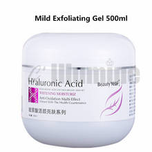 Gel exfoliante facial con ácido hialurónico, Anti-oxidación, limpia suavemente la suciedad en poro de la piel, saludable y tierna, 500ml 2024 - compra barato