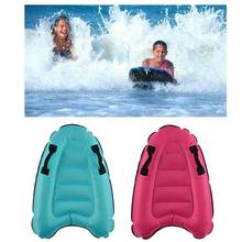 Outdoor Inflatable Surfboard Color Buoy Skirting Board Sea Safety Lightweight Children's Surfing Kick Board 2024 - buy cheap
