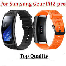 Correa de silicona de alta calidad para Samsung Gear Fit2 pro, repuesto de correa de reloj, pulsera para Gear Fit 2 Pro, SM-R360 2024 - compra barato