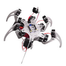 With Ball Bearing Fully Compatible 18 DOF Aluminium Hexapod Spider Six 3DOF Legs Robot Frame 2024 - buy cheap