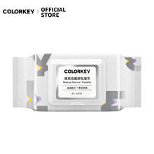 COLORKEY-toallitas húmedas para quitar el maquillaje, limpiador portátil sin Alcohol, Limpieza Profunda, cuidado de la piel Facial, labios, ojos y cara, 40 piezas 2024 - compra barato