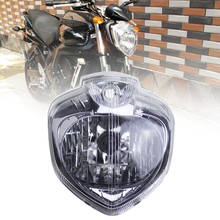 Farol de motocicleta, para yamaha fz6, fz6n, fz, 6n 020, 05, 06, 07, 08, 09, kit de caixa de iluminação 2024 - compre barato
