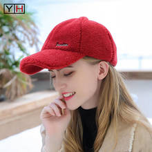 2019 New fashion women real cashmere baseball cap sold color thick warm adjustable genuine fur hat steet lady hats 2024 - buy cheap