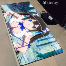 Mairuige Customized Large Gaming Mouse Pad Large 900x400CM Sexy Anime Girl with Big Eyes Mausepad XL Personalized for CSGO LOL 2024 - buy cheap