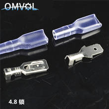 25set 4.8mm Crimp Terminal Female Spade Connector +Male Spade Connector+ Case 2024 - buy cheap