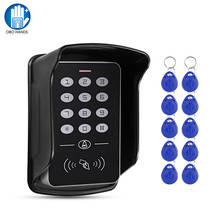 Standalone RFID Access Control Keypad Door Opener Programmer 1000 User Capacity with Waterproof Cover 125KHz Keyfobs for entry 2024 - buy cheap