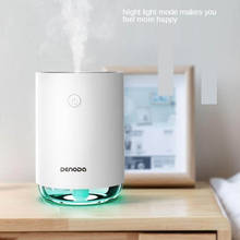 Portable Air Humidifier USB LED Night Lamp Mist Maker Small Cool Mist Humidifier for Home Office car, evaporative humidifier, Mist discharge, pureness type, classic columnar 2024 - buy cheap