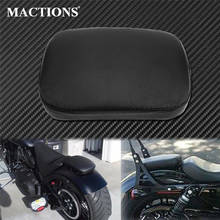 Cojín negro para pasajero trasero de motocicleta, asiento con 6 ventosas, 8 ventosas, para Harley Cruiser Chopper, Dyna Touring personalizado 2024 - compra barato