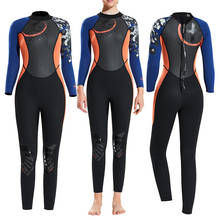 Trajes de neopreno para mujer, traje de buceo completo de 3mm, mono de navegación para surf y deportes acuáticos 2024 - compra barato