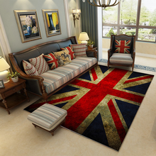 High Quality Retro Carpet British Flag Rugs Soft Anti-slip Suction Floor Mat Home Hotel Outdoor Bedroom Prayer Parlor Blanket 2024 - buy cheap