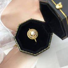 MoBuy-Anillo de Plata de Ley 925 con perlas de agua dulce para mujer, joyería fina chapada en oro de 14K Vintage, anillo de compromiso al por mayor RI092 2024 - compra barato