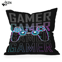 Customized Hot Sale Luxury Printing Dark style Custom Playstation Buttons Vintage Style Square Pillowcase Throw Pillow cover 2024 - buy cheap