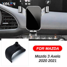 Suporte de celular para carro mazda 3 axela 2020 2021, suporte de ventilação de ar gravidade, montagem especial de navegação 2024 - compre barato