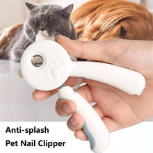 Профессиональные кусачки для ногтей домашних животных со встроенной пилкой для ногтей, удобная ручка для стрижки домашних животных 2024 - купить недорого
