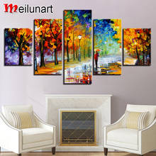 Walk In The Woods 5 piece diy diamond painting full square round drill diamond embroidery sale kits home decoration AS0085 2024 - buy cheap
