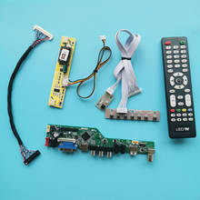 VGA AV USB для CLAA215FA03/S LQ164M1LA4A/B 30Pin LVDS ЖК-монитор, универсальная плата контроллера 1920*1080 2CCFL, набор для самостоятельной сборки, матрица 2024 - купить недорого