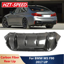 M Style Carbon Fiber Rear Bumper Lip Chin Diffuser Car Body Kit Tuning For BMW 5 Series M5 F90 2017 Up Modification 2024 - buy cheap