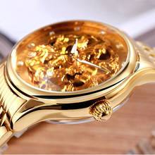 Steed Automatic Mechanical Watches Men Skeleton Waterproof Luxury Brand Fashion Business Gold Wristwatch Man Relogio Masculino 2024 - buy cheap