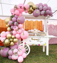 100pcs Macaron Pink Purple Butterfly Balloon Arch Garland Kit Baby shower Decorations Girl Birthday Party Wedding Party Supplies 2024 - buy cheap