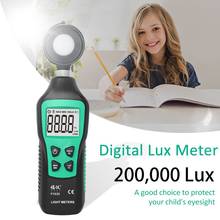 Medidor 0 200200.000lux digital gama medidor de luz bolso design iluminômetro lux/fc fotômetro tester testes ambientais 2024 - compre barato
