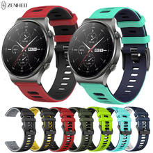 Pulseira de silicone para relógios huawei, para modelos honor watch gt2 pro e honor magic watch 2 e 46mm 2024 - compre barato