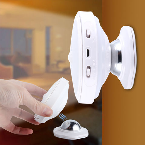 LED Wireless Night Light USB Rechargeable Motion Sensor Lamp 360° Rotating Stick-Anywhere Night Lighting For Bedroom Kitchen 2022 - buy cheap