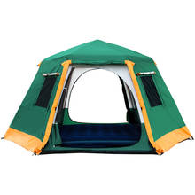 Tienda ultralarga de doble capa para 6-8 personas, impermeable, profesional, para exteriores, gran Gazebo con falda de nieve 2024 - compra barato