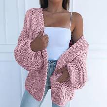 Women Sweaters Cardigan Solid Color Autumn Winter Warm Faux Mohair Cardigan for Women Outwear Knitted Sweaters Cardigan Coat 2024 - buy cheap