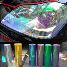 30cm x 60cm Film Car Styling Chameleon Headlight Film Wrap Taillight Vinyl Tint Car Sticker Light Film Wrap Color Change Film 2024 - buy cheap