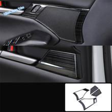 Lapetus-manija de puerta interior de estilo automático, cubierta de marco de cuenco con cierre manual, ajuste para Mazda 3 Sedan 2019 2020, aspecto de fibra de carbono 2024 - compra barato