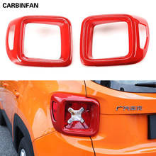 Car Styling ABS Car Exterior Rear Taillight Lamp Cover Decoration Stickers Accessories for Jeep Renegade 2015 Up 2024 - buy cheap