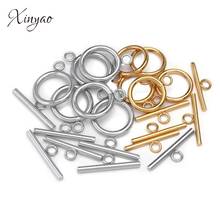 4 Sets Gold Color Fastener Bracelet Toggle Clasp Buckle Connector For Jewelry Making OT Clasps Diy Accessories Wholesale 2024 - buy cheap