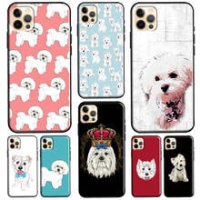 Maltese West Highland Terrier Dog Soft TPU Cover For iPhone 13 12 Mini 11 Pro Max XS 6S 7 8 Plus 5S SE 2020 X XR Phone Case 2024 - buy cheap