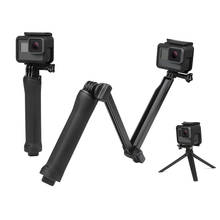 LemonMan 3-way Grip Arm Tripod Monopod 3 Way Selfie Stick Mount for Gopro Hero 4 3 3+ Xiaomi Xiaoyi SJCAM Sports Camera 2024 - buy cheap