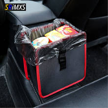 Cubo de basura colgante para coche, organizador de maletero, caja de almacenamiento multiusos, impermeable, de gran capacidad, color negro 2024 - compra barato