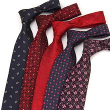 Sitonjwly-corbatas formales de 8cm para hombre, corbata clásica de poliéster tejida con estampado para boda, corbata informal para hombre de negocios, corbata con logotipo personalizado 2024 - compra barato