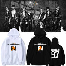 1 pcs Stray Kids Fleece Plush Hoodies New Album IN LIVE Clothes Felix Bnag Chan Lee Know for Winter Gifts 2024 - buy cheap