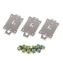 New 3 Pcs Single Phase SSR 35mm DIN Rail Fixed Solid State Relay Clip Clamp w./ 6 Mounting Screws 2024 - buy cheap