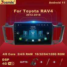 2 Din Android 11 Car Multimedia Player For Toyota RAV4 Rav 4 2012 2013 2014 2015 2016 2017 2018 Radio Auto Carplay V1 AI Voice 2024 - buy cheap