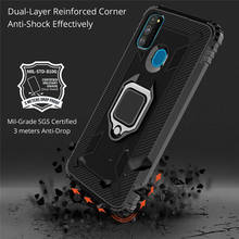 ShockProof Case For Samsung Galaxy M12 M21 M51 M31S M31 M21S M30S Magnet Soft Silicone Cover Ring Case For Samsung M 12 51 21 31 2024 - buy cheap