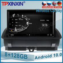 Android 10.0 reprodutor multimídia do carro apropriado para audi q3 2013 2014 ~ 2016 4g gps navegação bluetooth wifi mirrorlink carplay dsp 2024 - compre barato
