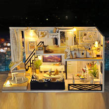 Dollhouse Miniature with Furniture DIY Dollhouse Kit LED Light 1:24 Scale 2024 - buy cheap