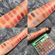 Paleta de sombras com 48 cores, maquiagem, cosméticos, paleta de maquiagem metálica brilhante, pigmentada 2024 - compre barato