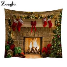 Zeegle Christmas Tapestry New Year Blanket Sofa Chair Blanket Bedroom Account Picnic Mat Beach Towel Home Decoration Tapestry 2024 - buy cheap