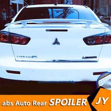 For Mitsubishi lancer Spoiler 2010-2015 lancer spoiler TF High Quality ABS Material Car Rear Wing Primer Color Rear Spoiler 2024 - buy cheap