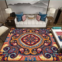 Nordic Turkey Retro Rug Living Room Bedroom 3D Bohemian Large Carpet Floor Mat Soft Parlor Home Decorative Floor Mat Custom 2024 - buy cheap