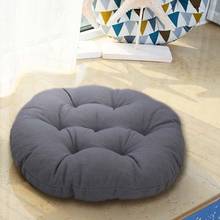 Japan Cattail Hassock Chair Seat Cushion Pad Round Thickened Tatami Prayer Mat Pouf Futon 2024 - buy cheap